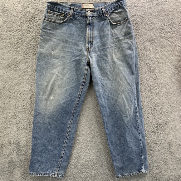 Levi's Other - Vintage LEVIS 560 Jeans Mens 38x30 Measured Baggy Comfort Fit Blue
